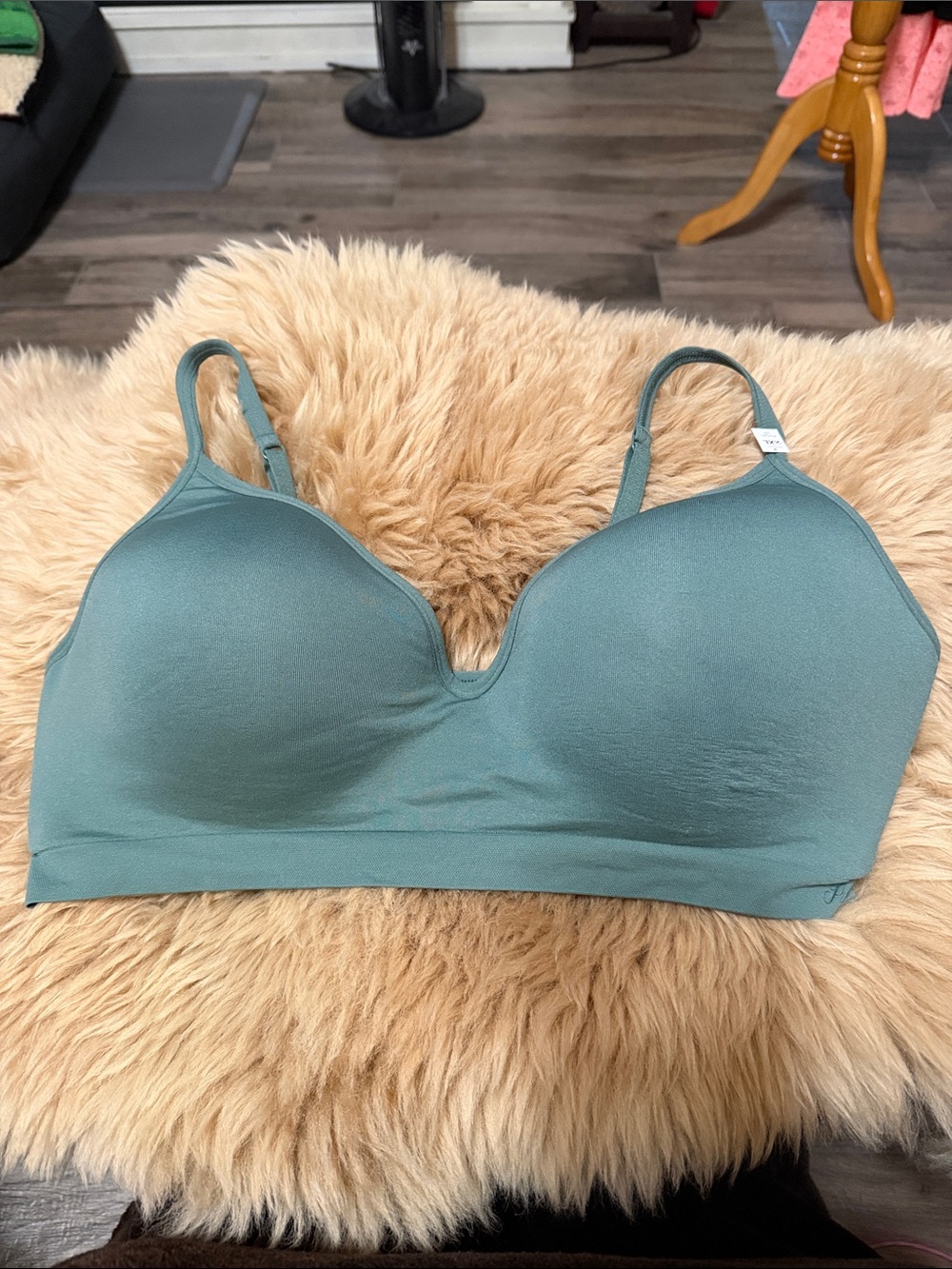Victoria Secret PINK Green Women's Seamless Padded Bra, XXL NWT